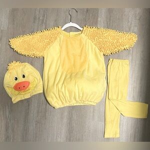 Duck Halloween Costume | 2T | Hat, Leggings, Stuffed Suit w/ Tail